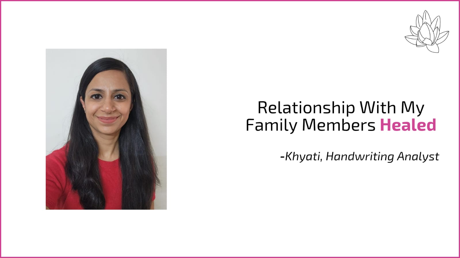 Relationship With My Family Members Healed